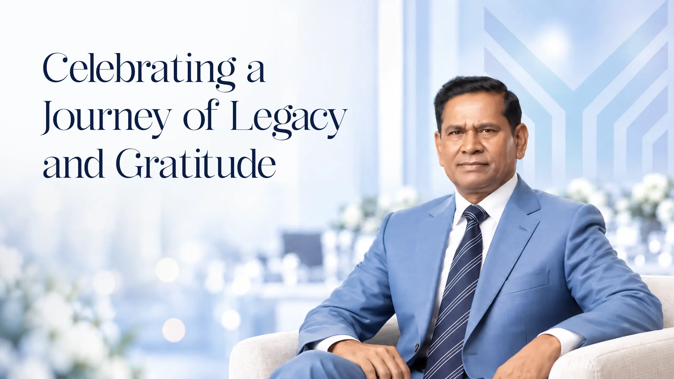 Santiago Martin main blog banner with the title Celebrating a Journey of Legacy and Gratitude